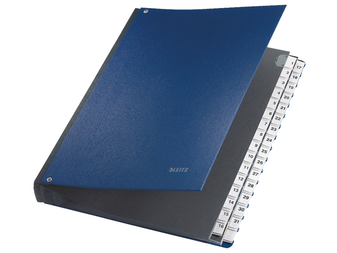 Pasta de Mesa LEITZ A4 1-31 32 Compartimentos Plástico Azul