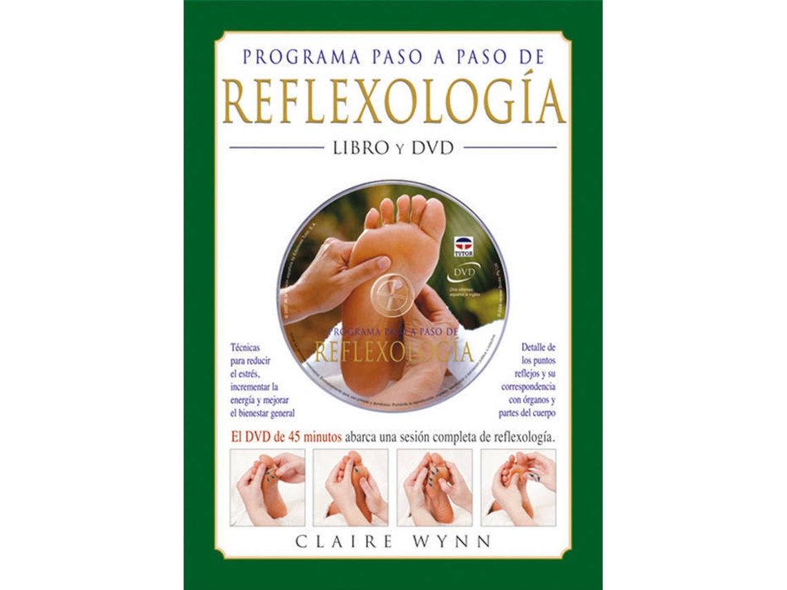 Livro Reflexologia de Claire Wynn (Espanhol)
