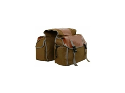 Lurelia Bolsa De Bicicleta Retrô Com Suporte Para Bagagem, Bolsa De Assento Traseiro Duplo Para Bicicleta E Motocicleta