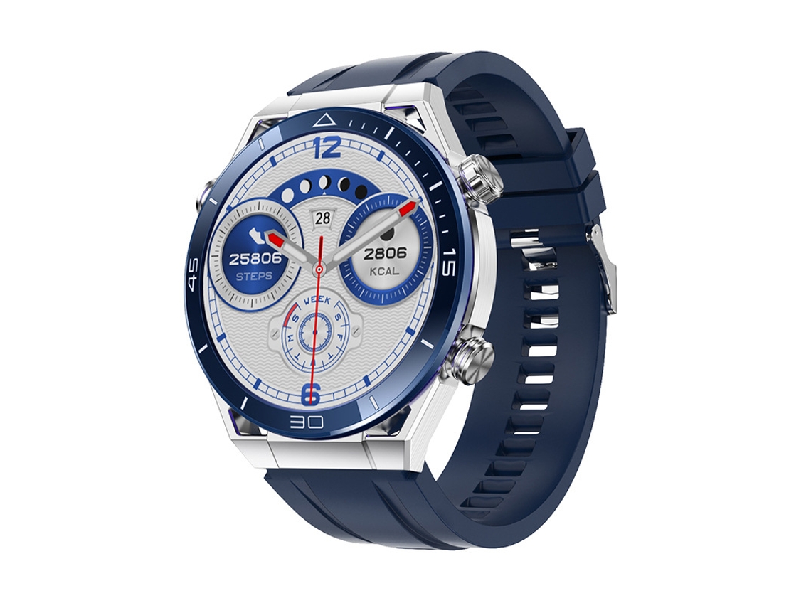 Relógio Inteligente Bt Call Pulseira Azul GODTVAGT