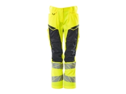 Calças Grandes Com Bolsos Para Joelheiras Accelerate Safe 19578 Amarelo 54 / 32 MASCOT