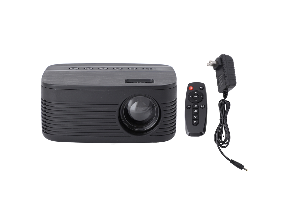 Pequeno Projetor Bluetooth Portátil Suporta 1080p com Modo Espelho | S/MARCA