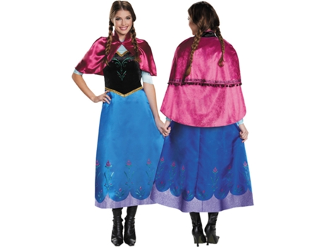Vestido FPSP Frozen Snow Play Princess Anna Branco (S)