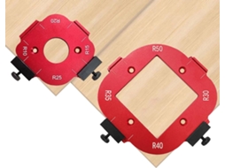Conjunto De Grampos De Roteador Angular 8 Em 1 Para Marcenaria R10 R15 R20 R25 R30 R35 R40 R50 Marca Cimsfcor Zeuxo