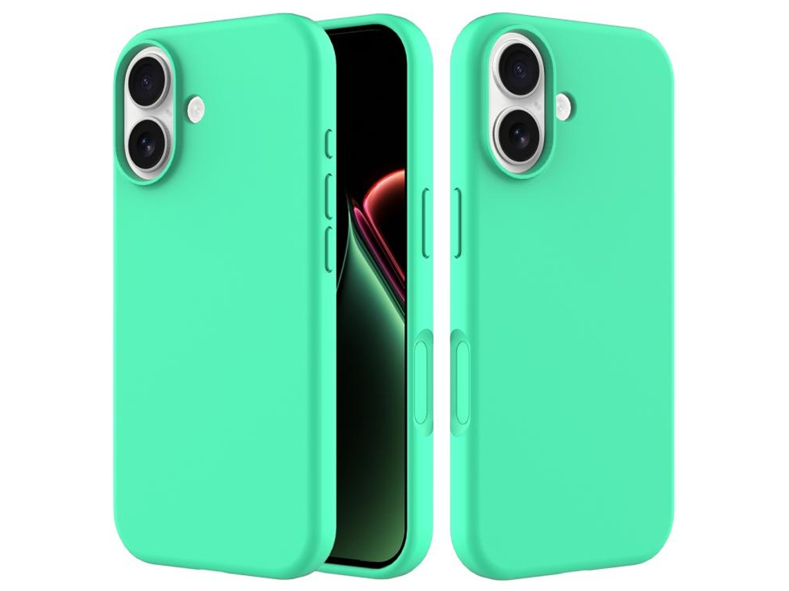 Capa De Silicone De Cor Sólida Para Iphone 17 Halinuia