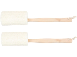 Lurelia Kit De 2 Buchas Vegetais De Banho De Cuidado Corporal, Limpeza Profunda