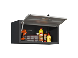 Armário de Parede Suspenso com Porta e Fechadura 34,5×75×30cm MARCA