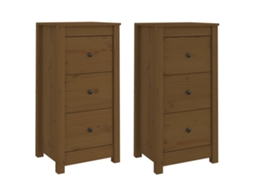 Sideboard, Sideboards Vidaxl Marrom Madeira De Pinho (n/a)