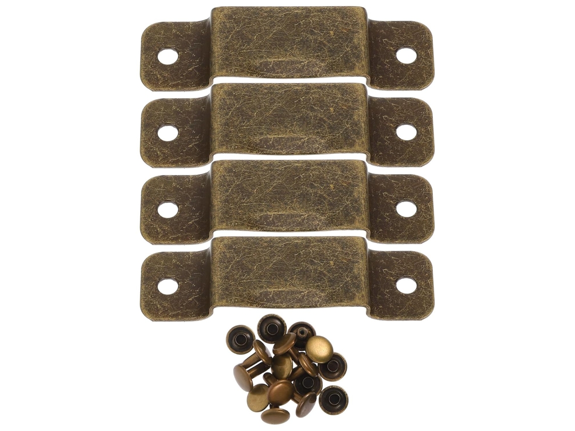 Clipe De Metal Dourado Com Design Elegante E Estrutura Robusta Em Ferro Para Fita Métrica Carpinteiro