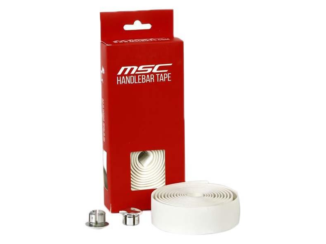 Fita MSC Manillar Carretera Branco Rosa