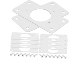 Kit De Reparo Eficiente Com 10 Peças Placas Aço Inoxidável Para