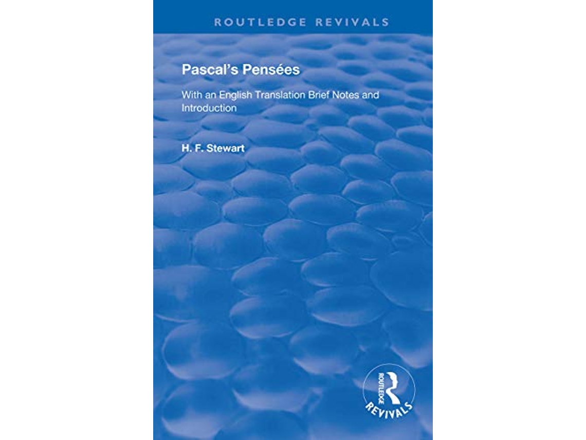 Livro Pascals Pensees de Blaise Pascal (Inglês)