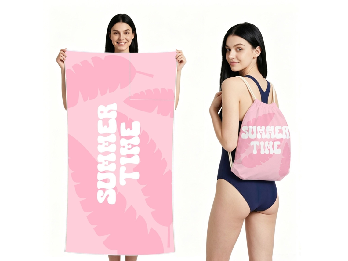 Toalha de Praia HENTEN HOME Dobrável e Transformável em Mochila 90x180 Cm | HENTEN HOME