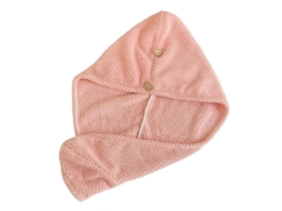 Touca De Natação Microfibra Toalha De Cabelo Rosa