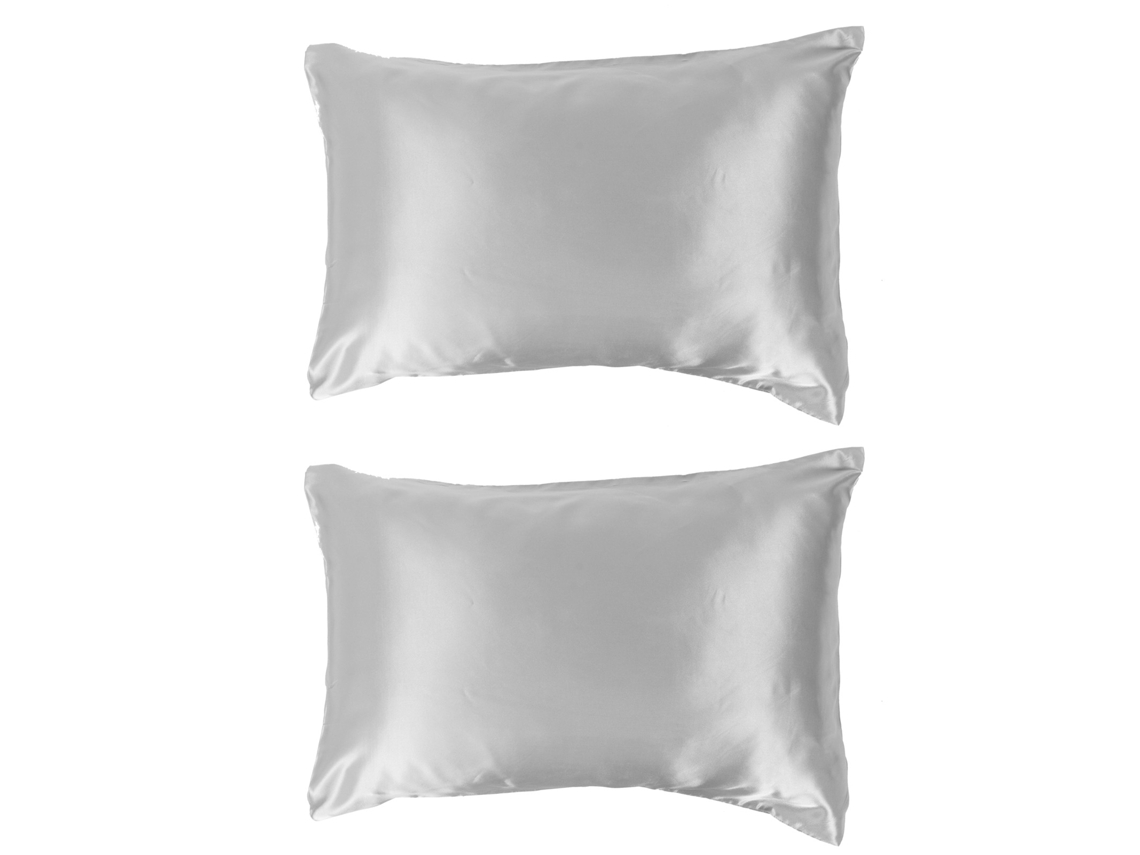 2 Fronhas de Cetim Macias 50x67cm Fechamento Envelope para Almofada Duráveis | S/MARCA