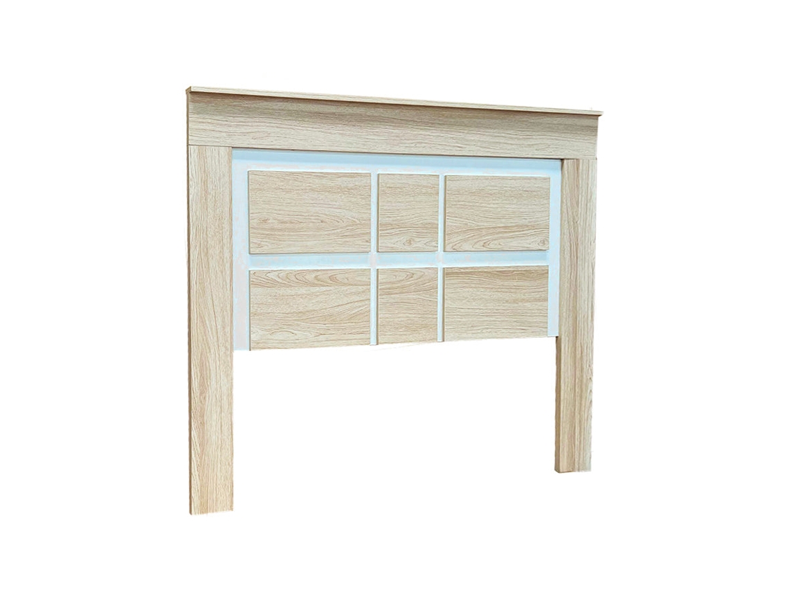 Cabeceira de Cama de Casal Kiara SALDOSYSTOCKS Branco (160x120x3cm)