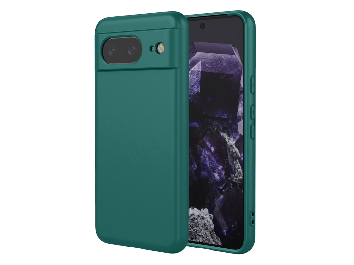 Capa Para Google Google Pixel 9a Yuysan Silicone Líquido Verde