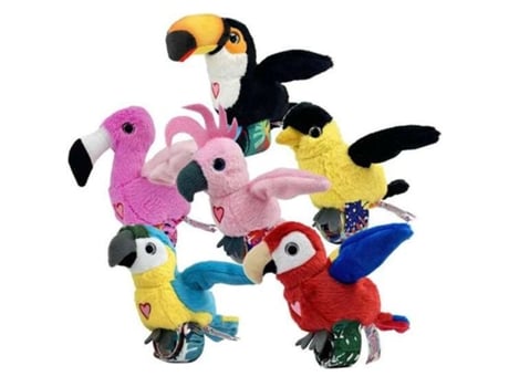 Famosa Peluche Pajarito Happy Yappers 18x18x5 Cm Modelo Surtido Famosap25 (1 Unidad Por Artículo Comprado)