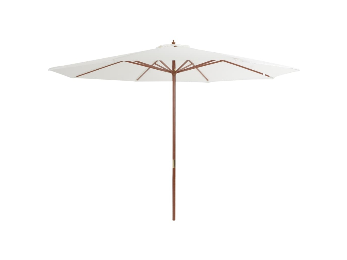 Parasol, Parasols Vidaxl Branco Tecido (n/a)