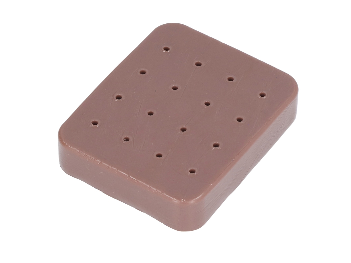 Primerox brinquedo de Espremer Espinhas Anti estresse Divertido para Crianças e Adultos Natal Marrom