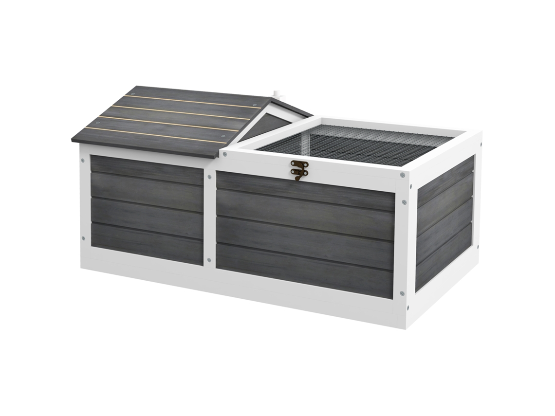 Gaiola de Madeira para Tartarugas, 86x54x43 cm S/MARCA