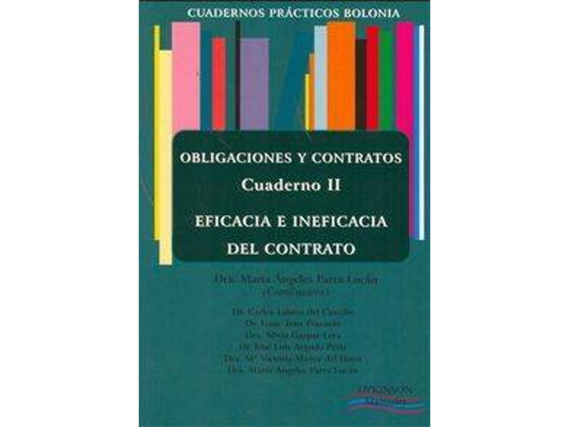 Livro Cuadernos Prácticos Bolonia. Obligaciones Y Contratos. Cuaderno Iii. Mecanismos De Extinción De La Relación Obligatoria. de Carmen Vila Ribas (Espanhol)