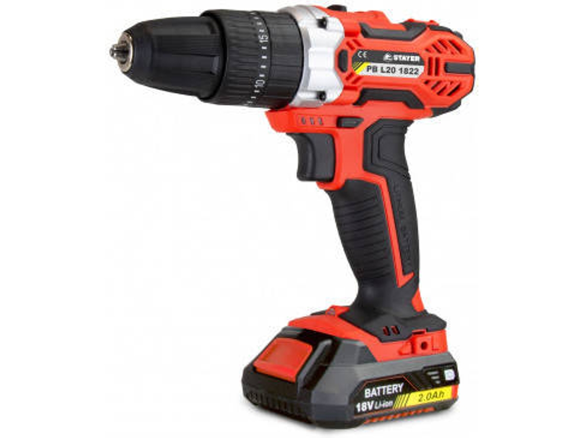 Berbequim de impacto sem fio 18V - PBL20 1822 PK - STAYER