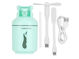 In 1 Portable Air Mist Maker Desktop Car Aromatherapy Humidifier Blue
