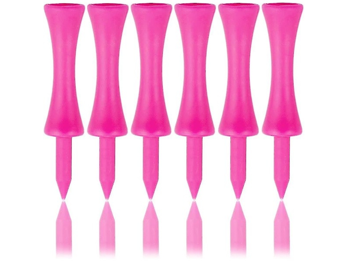 Pinos de Golfe de Plástico Rosa, 57 Mm de Comprimento, Estilo Castelo, 2 1/4 Polegadas Fx BRILVIBERA (100 Peças)