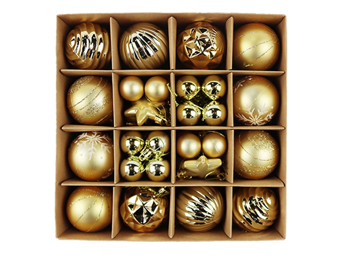 Enfeites Esféricos para Árvore de Natal, Ergonômico, Uso Diário STELASPLEN