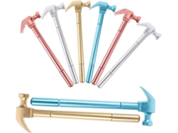 Conjunto De 8 Canetas Em Gel Doitool Formato Martelo Com Corpo