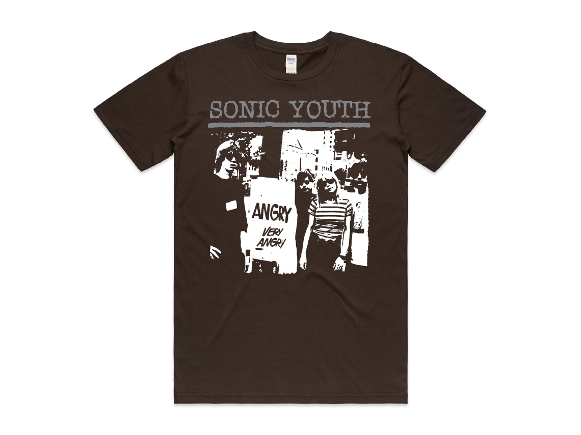 Sonic Youth Angry T shirt ROCKINSTONE Unisex Adults Best Sellers Size:s