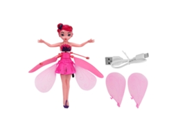 Boneca Fada Princesa Luminosa com Sensor de Gestos | S/MARCA