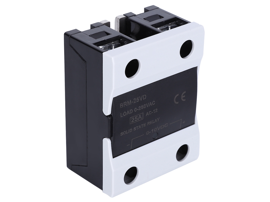 Relé De Estado Sólido Ssr Com Indicador Led 4-20ma 0-250vac Brm-25vd