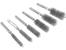 Conjunto De 6 Escovas Aço Inoxidável Para Furadeiras, Acessório Para Remoção De Ferrugem, Escovas De Limpeza Com