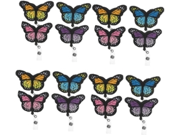 Conjunto Tehaux com 4 porta-retratos Crachás com cartões de identificação de design, ideal para ocasiões especiais.