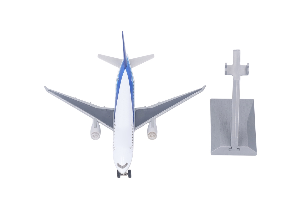 Mali brinquedo de Avião de Liga com Som e Luz Modelo Airliner Simulado Decorativo Branco