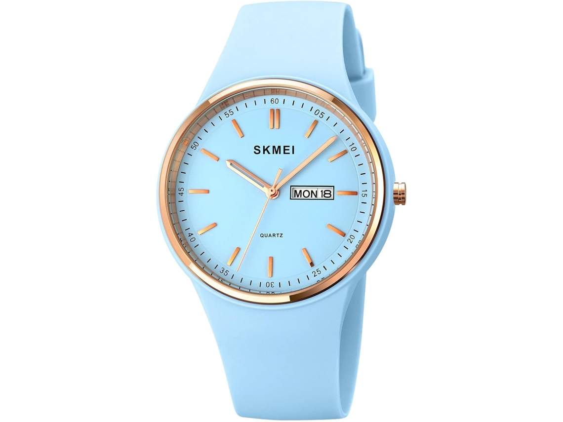 Lurelia Relógio Feminino, 42 Mm, 11 Mm, 8,5 Polegadas, Silicone, Resistente À Água 30m, Rosa