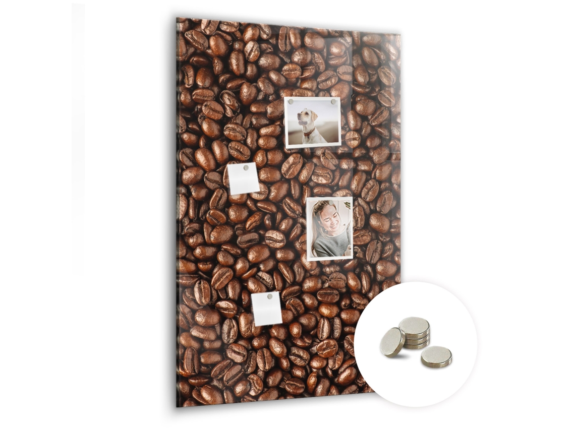 Lousa Magnética Grãos De Café Para O Escritório Espelharte (60x90 Cm)