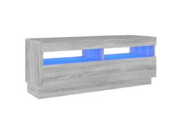 Tv Cabinet, Tv Cabinets Vidaxl Cinzeto Madeira Processada (n/a)