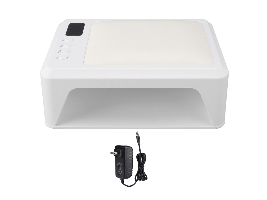 Lâmpada De Unhas De Alta Potência 60 Chips Sensor Automático Secador De Esmalte Com Almofada Para Mãos Plug Eua