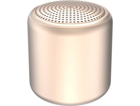 Coluna YESFIT Bluetooth Pequeno Redondo (JS-D-215 - Dourado)