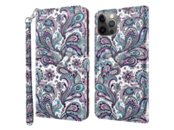 Capa Pega Impatiens Para Iphone 15 Plus Pele Sintética
