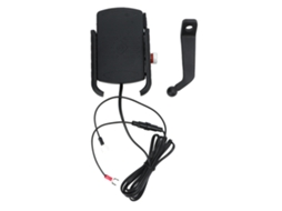 Suporte Para Celular 2 Em 1 Para Espelho Retrovisor De Motocicleta Com Carregador Rápido Usb Qc3.0 De 15 W E Carregamento Sem Fio (12-24 V).