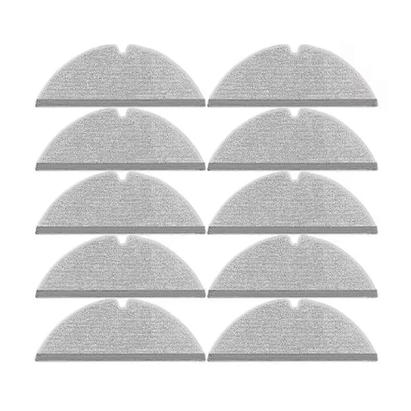 Conjunto de 10 Panos Limpeza para Esfregão Dreame D20 Plus/ Dreame, Peças de Reposição para Limpeza Higiênica Pisos e Utensílios Doméstica BRILVIBERA