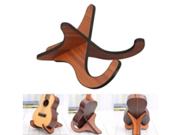 Lurelia Suporte Para Guitarra De Madeira Dobrável Para Violão, Guitarra, Baixo E Outros