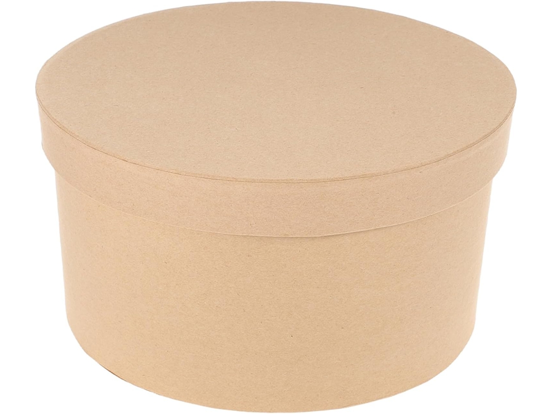 Caixas De Papelão Ovais Pequenas Hohopeti Na Cor Cáqui Para Doces, Com Superfície Lisa E Design Simples, Ideais Para