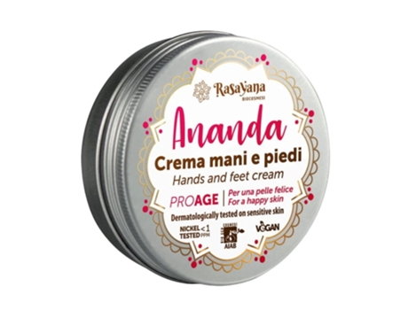 Cuerpo Ananda Creme Mãos e Pés 60ml Rasayana Biocosmetics