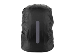 Capa Impermeável Para Mochila, Lurelia, 60l, Preto, Poliéster, Faixa Refletiva, Dobrável E Portátil, Caminhada Viagem