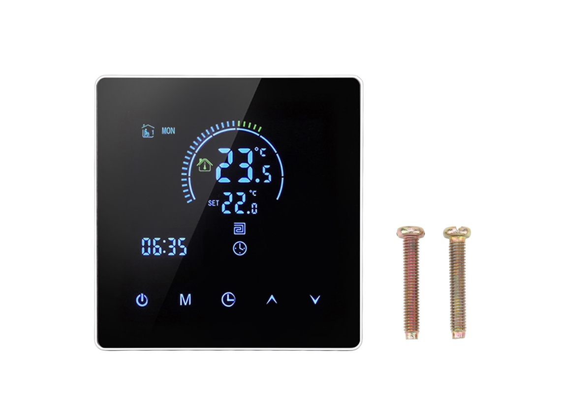Controlador De Temperatura 3500w Lcd Tuya App Wifi Termostato 5-60℃ Para Caldeira A Gás Ac90v-240v